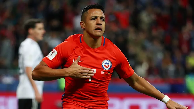 Alexis Sánchez joueur chilien connu