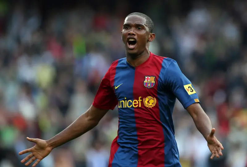 Samuel Eto'o joueur du Barça connu