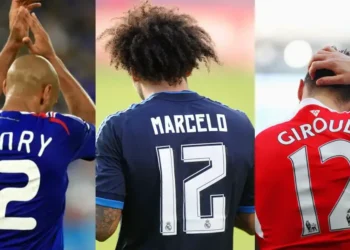 meilleurs joueurs de foot portant le numéro 12